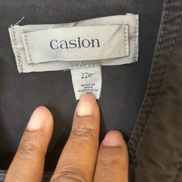 Caslon Women’s Charcoal Military Jacket - Picture 6 of 6